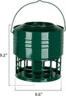 Large Bird Feeder For Outdoors  10lb Capacity Squirrel Proof Metal Feeder Wit   