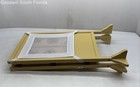 Beige White Collapsible And Portable Foldable Baby Playpen And Crib