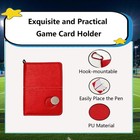 Miwamse Magnetic Official Umpire Lineup Card Holder For Golf Ball  Red