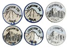 6 Different  mt  Whitney  Trail Hike Award Patches  1960 s-1970 s 