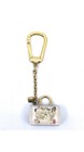 Authentic Louis Vuitton Key Ring  Whites Gold  