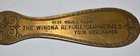 Vintage Winona Mn Republican Herald Newspaper Brass Advertising Letter Opener