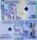 Namibia 10 Namibia Dollars 2025 P New Issue Unc 1 10 Bundle Lot 10 Pcs