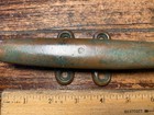 Vintage  one Only  Merriman Cast Solid Bronze 6  Cleat Or Door Handle  Patina 