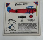 Peanuts Snoopy Set Of 7 Vintage  Wonder Bread Premium Airplane Card Sticker 1965
