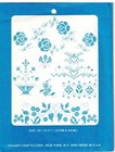 786 Vogart Embroidery Hot Iron Transfer Candlewicking Tablecloth Lamps Pillow 