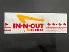 New Unused - In-n-out Burger - Paper Employee Hat - 11  X 3-1 2  - Free Shipping