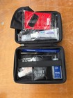 Tumi For Delta Silver Hard Shell  6  X 4   Travel Kit Case W accessories  New