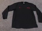 Georgia Bulldogs Sweatshirt Mens Medium Nike Black Running Cross Crountry