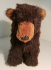 Vintage Dakin Plush Pillow Pets Sitting Brown Bear  Made Jn Mexico   1980