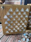 Dealership Car Wooden Lockable Key Storage Box Cabinet Keys Lot Peg