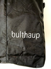 Bulthaup Black Vinyl Canvas Zippered Tote Bag 18 Wide X 16 Tall Rare