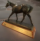 Vtg Bronze Horse Sculpture trophy By Ben Johnson 1989 No Flaws 11x8 7    A  