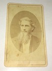 Rare American Religious Quaker Family Old Man  Charles Sutton Ny Cdv Photo  Us 