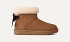New Ugg Mini Bailey Mixed Bow Women s Boots Shoes Chestnut Size Us 7