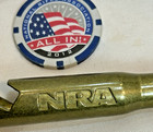 Nra Bullet Casing Brass Bottle Opener Collectible Breweriana