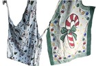 Beautiful Vintage Lchristmas Dinner Linens Lot  6 Placemats 1 Runner 2 Aprons