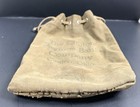 Antique Vintage The Clinton Savings Bank Company Canvas Money Bag Clinton  Ohio