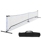 Portable Pickleball Net Set With Metal Frame Stand Carrying Bag Regulation Size