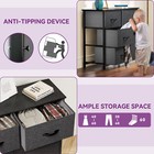 5 Drawersss Dresser Furniture Storage Chest Of Tower Organizer Bedroom Black