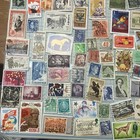 1 2 Oz Or 75  Used vtg  Worldwide Mix Off Paper Stamps Lot- Europe asia usa  112