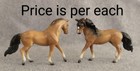 Breyer Mini Whinnies Family Stallion Buckskin Lt Bay  75th Anniversary Advent