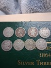 1865-1872 Nickel Three Cent Pieces