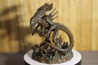 Solid Silicon Bronze Alien Queen Statue  alien  6  Tall With Clear Coat   Fabric