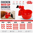 Automatic Chicken Water Cups Poultry Drinker Cups 6 12 18 24 36 Pack
