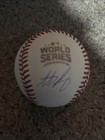 Chicago Cubs Anthony Rizzo 2016 Autographed World Series Baseball Mlb Cert
