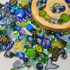 100g Handmade Glass Beads For Jewelry Making - 200 Mixed Styles Assortment