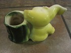Vintage  little Elephant   Planter  Unknown Maker  Marked W  3   Euc