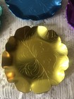 Set Of 6 Vintage Colorcraft Aluminum Colored Coasters 4 25    rare  