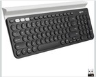 Logitech K780 Multi-device Wireless Keyboard Pc Mac Tablet Phone White