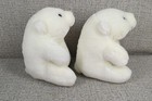 Vintage 1993 Coca Cola Polar Bear Plush 7  Coke Teddy Bear Toy Lot Of 2