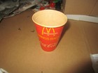 Vintage 1970 s Mcdonald s Bring Back 5 Cent Waxed Coca Cola Soda Cup 5 