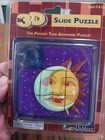 3d Vintage Slide Puzzle Sun Moon Stars 4  X 4  2007 Damert Company Nip 