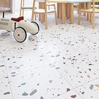  Terrazzo Peel And Stick Floor Tile Waterproof 4 Tiles Terrazzo Floor Tile