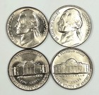 1955  P And D Uncirculated Jefferson Nickels Choice To Gem Bu