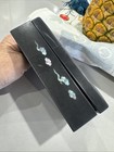Vintage Korean Trinket Jewelry Box Inlay Mother Of Pearl Abalone  Lacquer