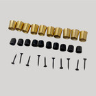Brass Cane Spare Tip - Set Of 10 Enhance And Restore Your Walking Stick - Walkin