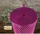 Starbucks Pink Sangria Bling Studded Cup  24oz  Holiday 2022 - New  Rare 