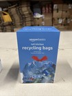 Amazon Basics Blue Recycling Trash Bags  Unscented  13-gallons  120 Count  2 Pk 