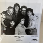 1986  Press Photo Grateful Dead Band Members -arista Records - 8x10