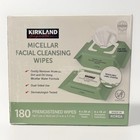 Kirkland Signature Micellar Facial Cleansing Wipes Premoistened 180ct  New