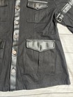 Gothic Jacket Raven Sdl Vintage Steampunk Black Jacket Sz L