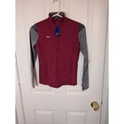 Mizuno Youth Horizon Full Zip Volleyball Jacket Cardinal Gray Size Medium Kids