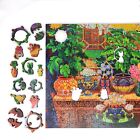Wooden Jigsaw Puzzle For Adults By Foxsmartbox - 275 Pieces - Cat In The Garden