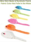 Cat Toys Mice Pack  Soft   Random Colors   Critters Catnip Mice 10 Pcs