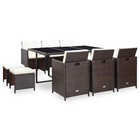 Patio Dining Set With Cushions Table And Chairs Bistro Set Poly Rattan Vidaxl Vi